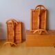 1960s rattan wall hook