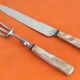 1930s Art Deco Salad Bowl/Lamb Carving Set Sauzedde Cutlery