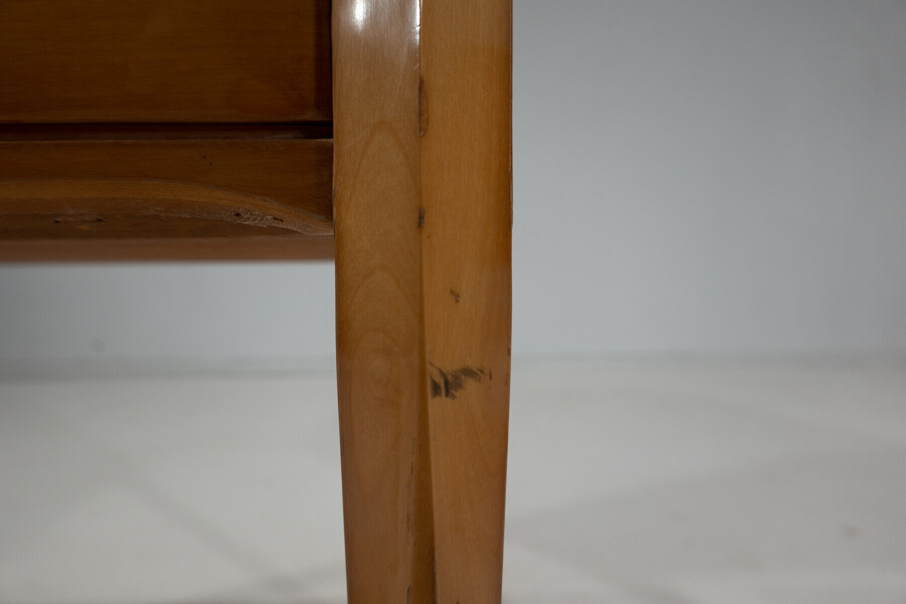 Mid-century modern pair of wooden nightstands, italy, 1960s