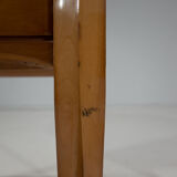 Mid-century modern pair of wooden nightstands, italy, 1960s