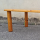 Italian pine and glass coffee table
