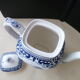 Cafetière verseuse Royal Sphinx Cambridge décor Old England bleu
