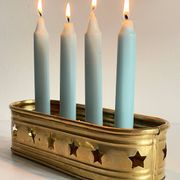 Vintage Brass Candlestick for 4 Candles