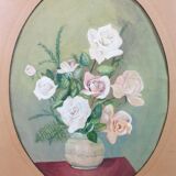 Ancient table peony bouquet