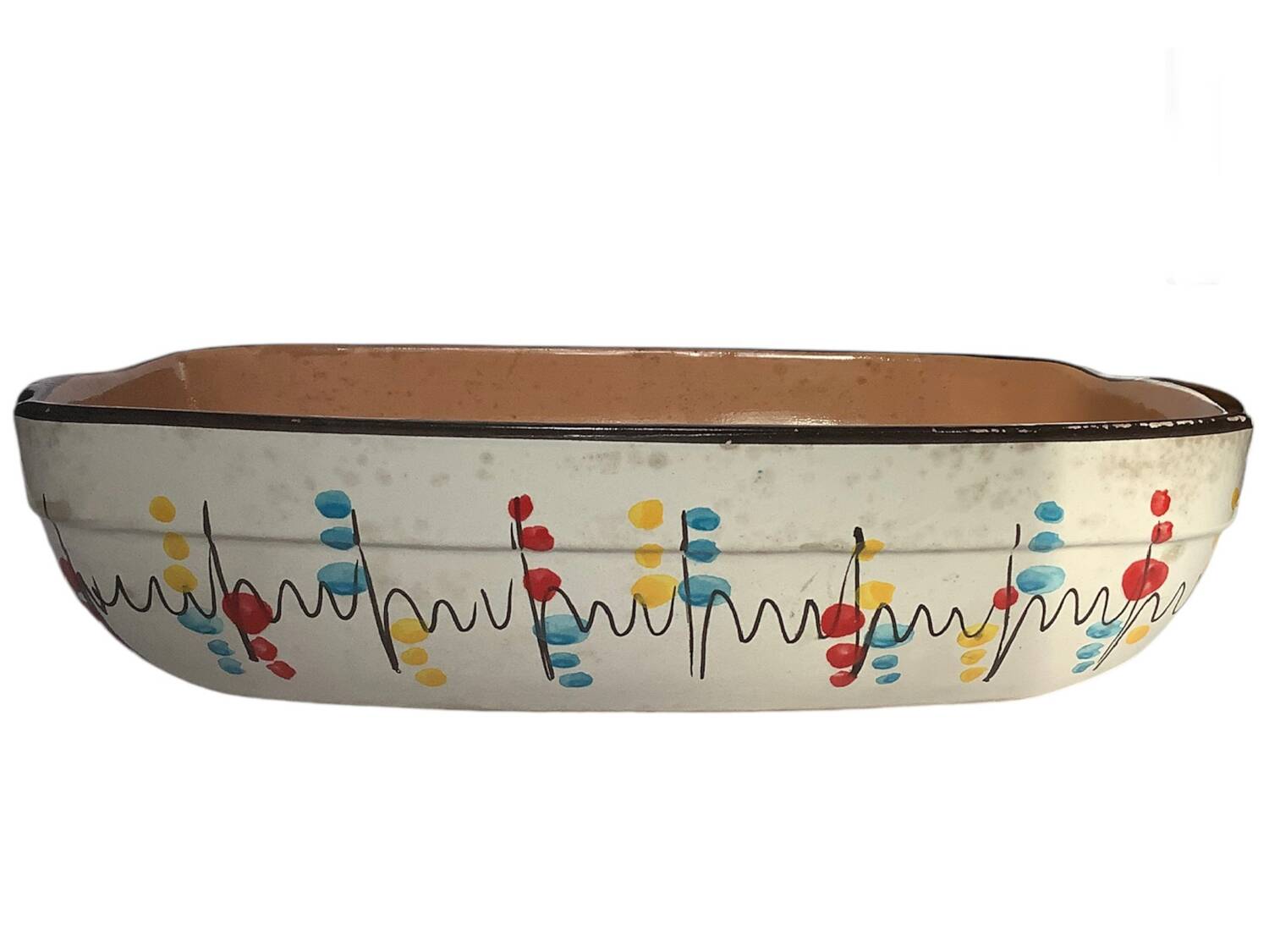 Large vintage ceramic dish