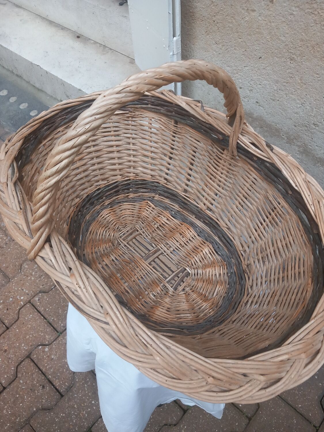 Panier Ovale En Rotin, Panier À Pain En Osier, Panier De Service Tressé