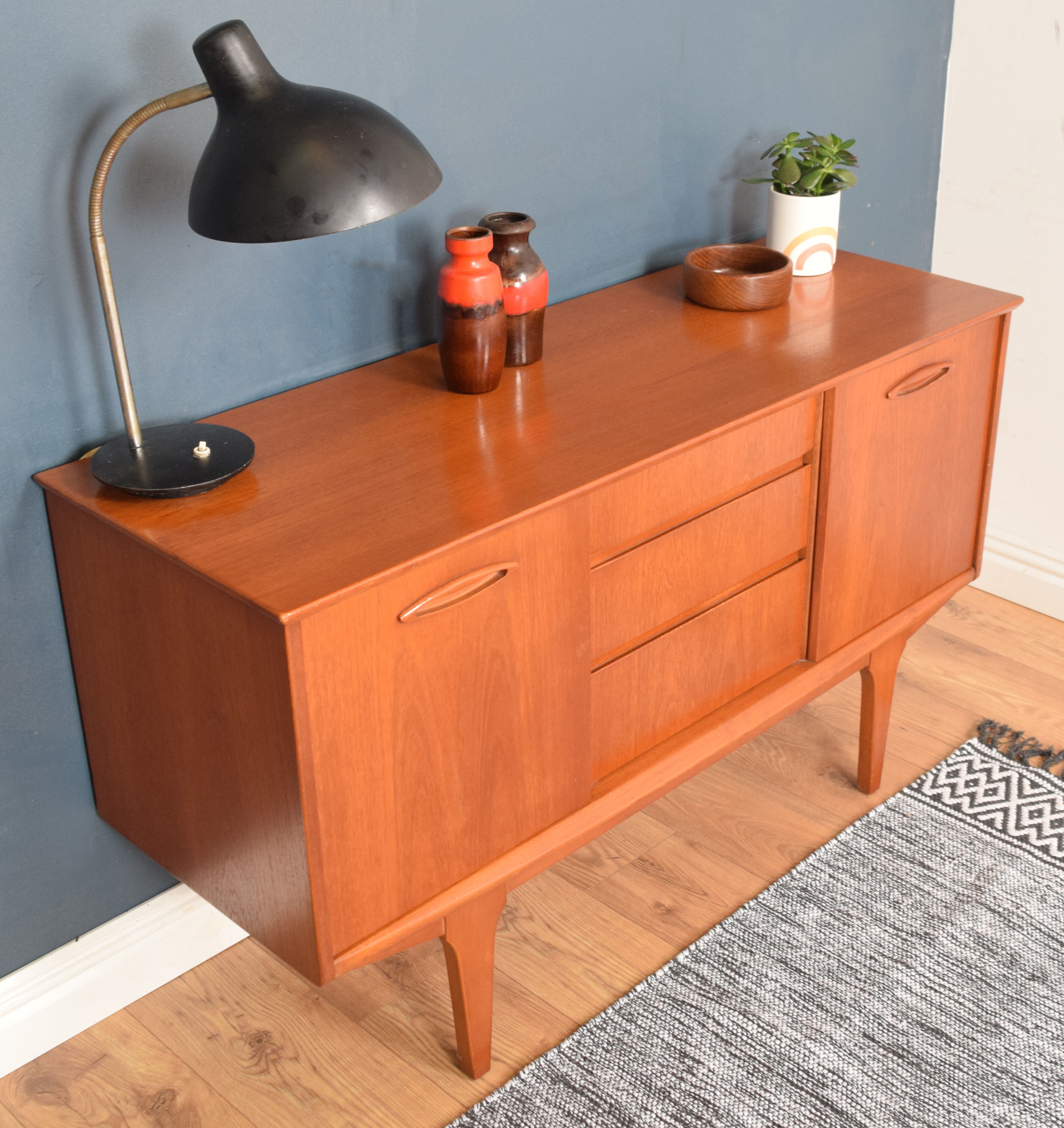Retro 1960s Jentique Short Teak Sideboard