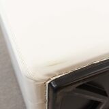 Throw Away Sofa by Willie Landels for Zanotta 1965 in white vinyl