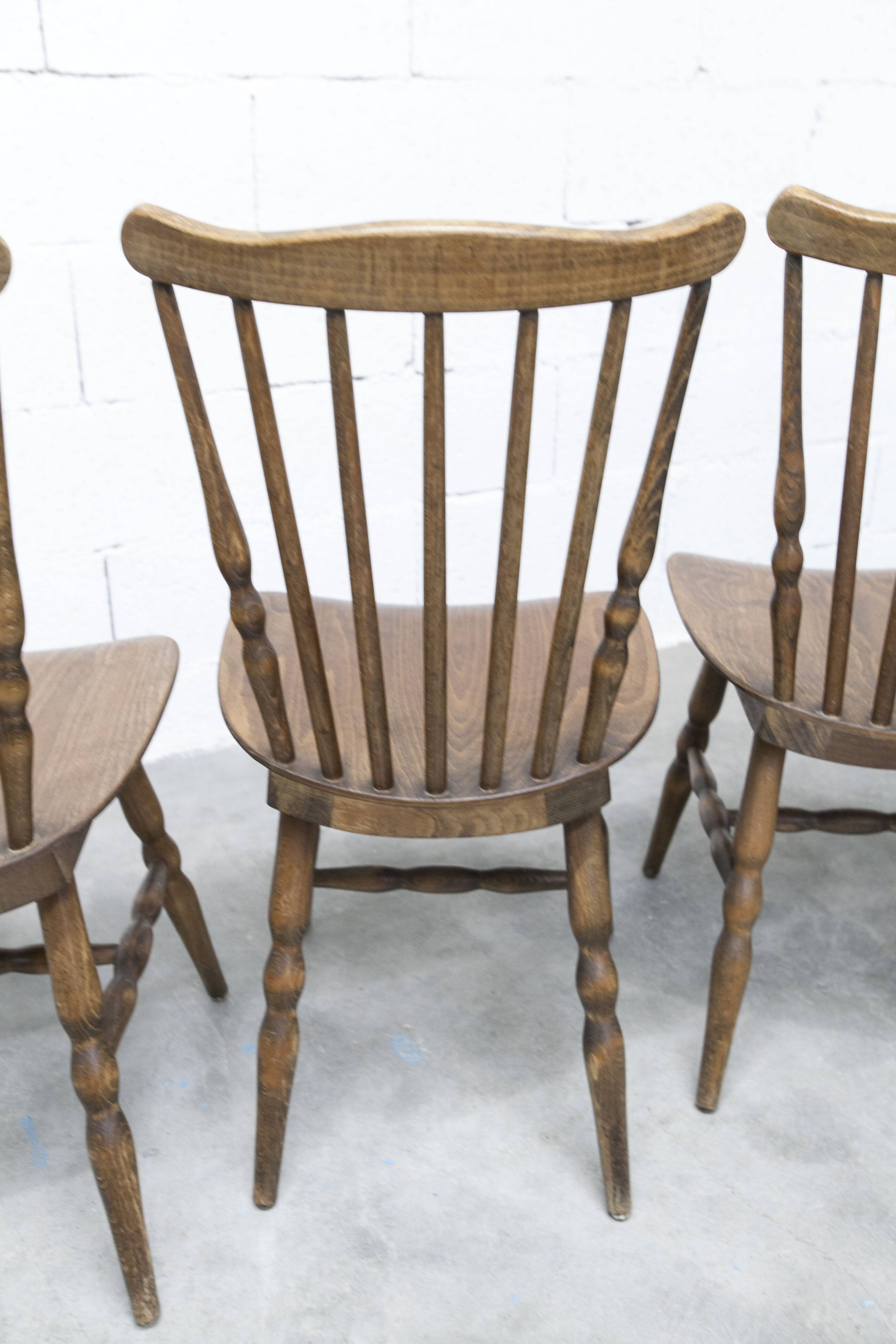 Set of 4 Baumann chairs, Florida model, 1970, superb condition