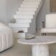 Table basse circulaire Omega - Travertin Naturel