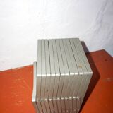 Support vinyle extensible vintage * Rangement vinyle en métal moderne du milieu du siècle * Accord