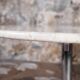 Beige marble dining table Super Malta by Roche Bobois, France, 1980s