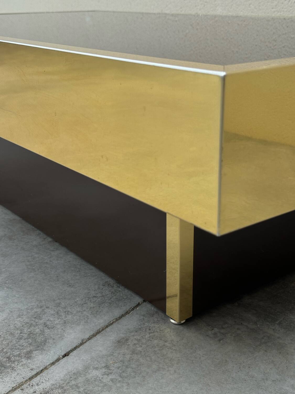 70s designer bar coffee table