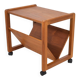 Aksel Kjersgaard Newspaper rack 1960s teak side table Danish Vintage