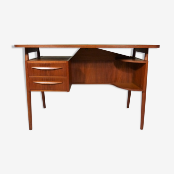 Bureau en teck par Gunnar Nielsen Tibergaard Tibergaard Danemark de 1960