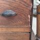 Large oak drawer unit from a haberdashery around 1900.