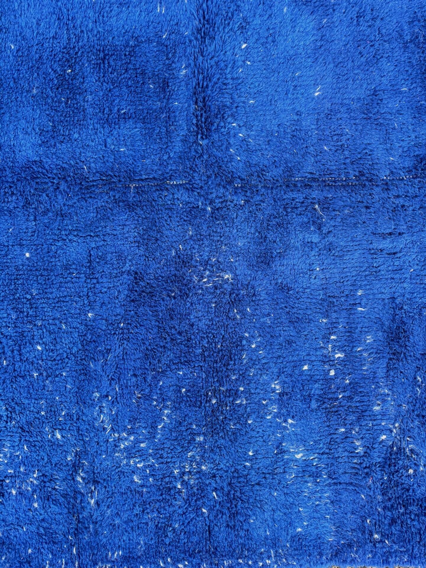 Jardin Majorelle – blue Berber wool rug 240cm x 162cm