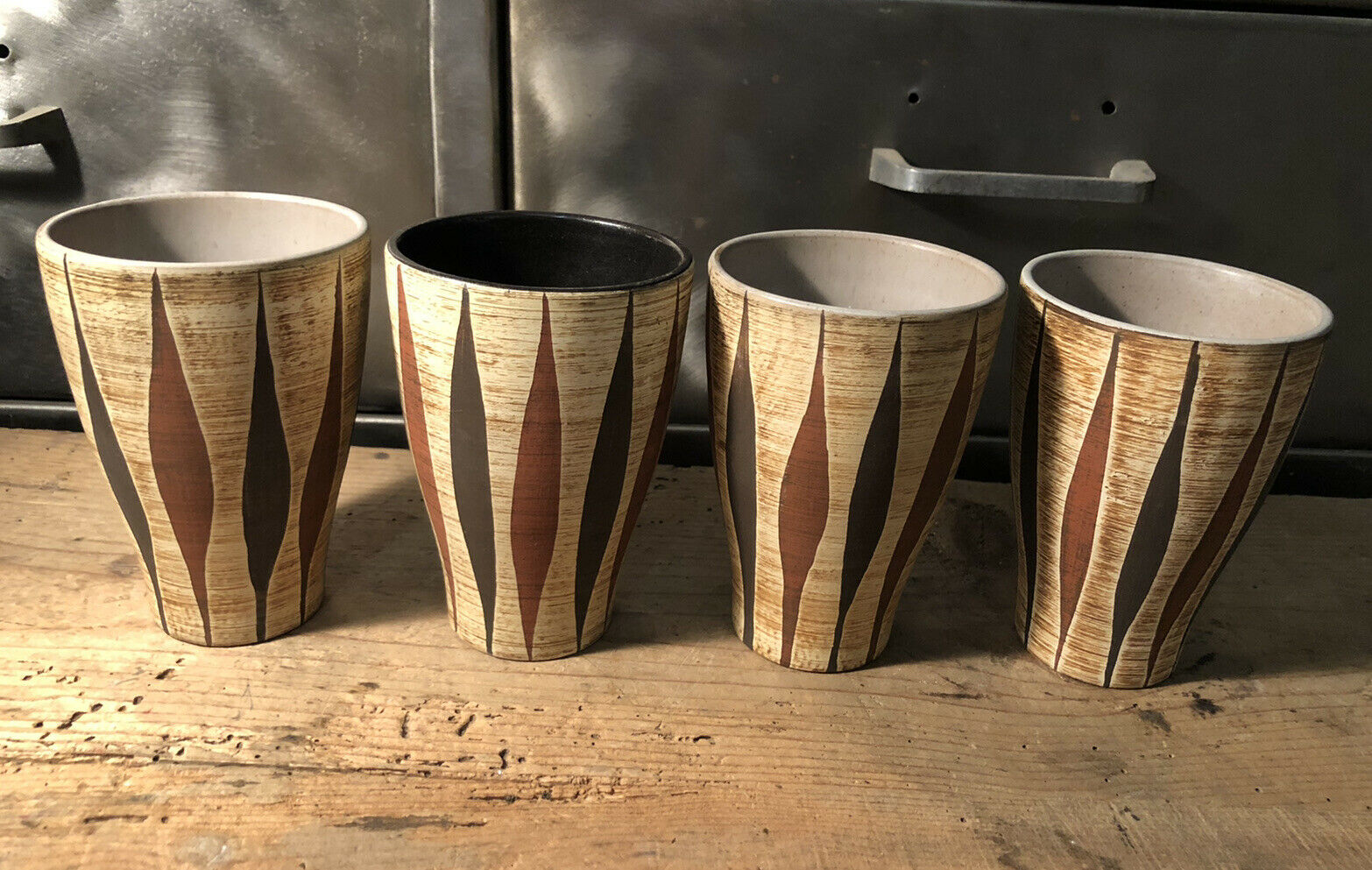 Lot 4 vintage ceramic cups germany