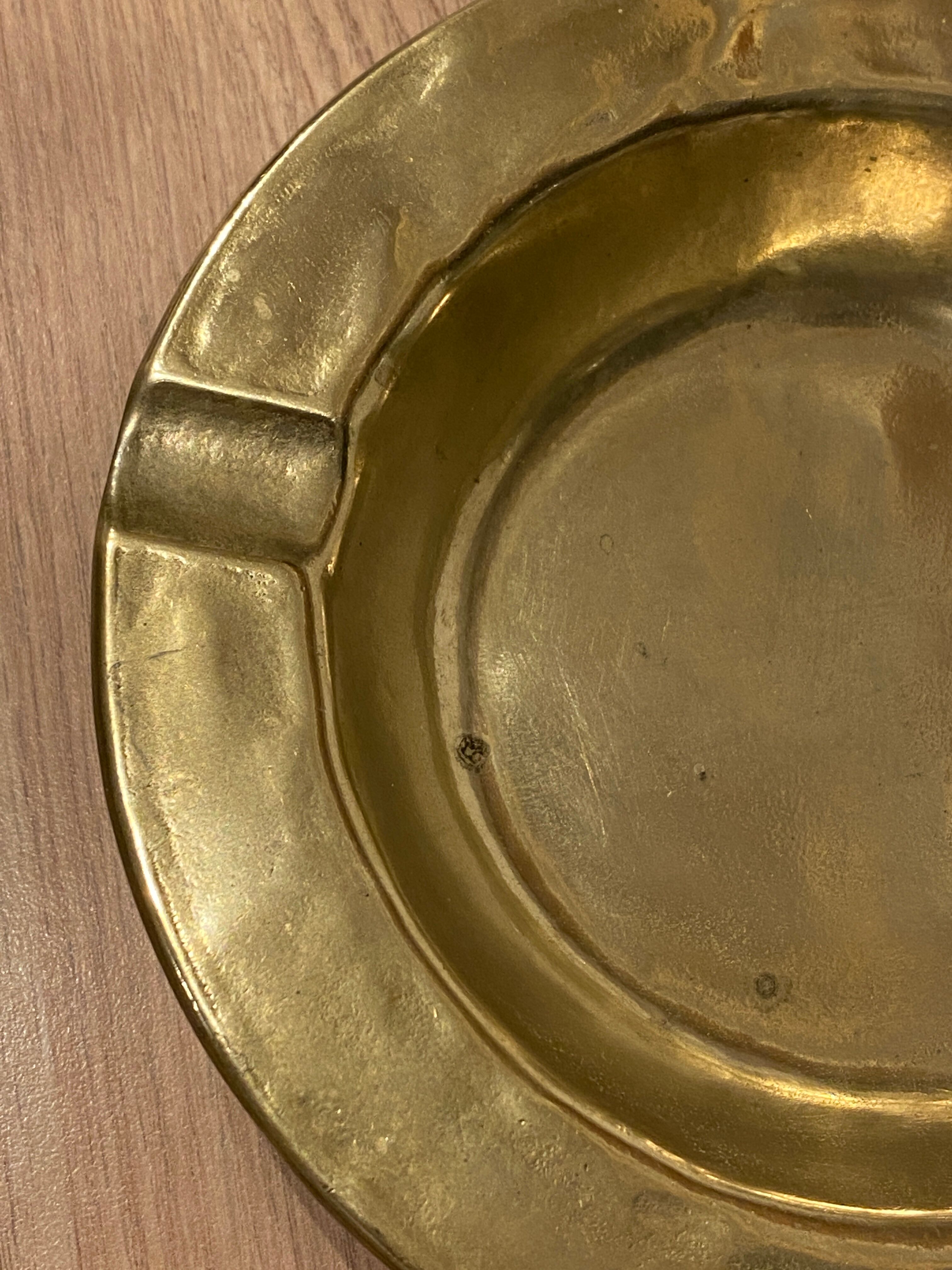 Brass ashtray