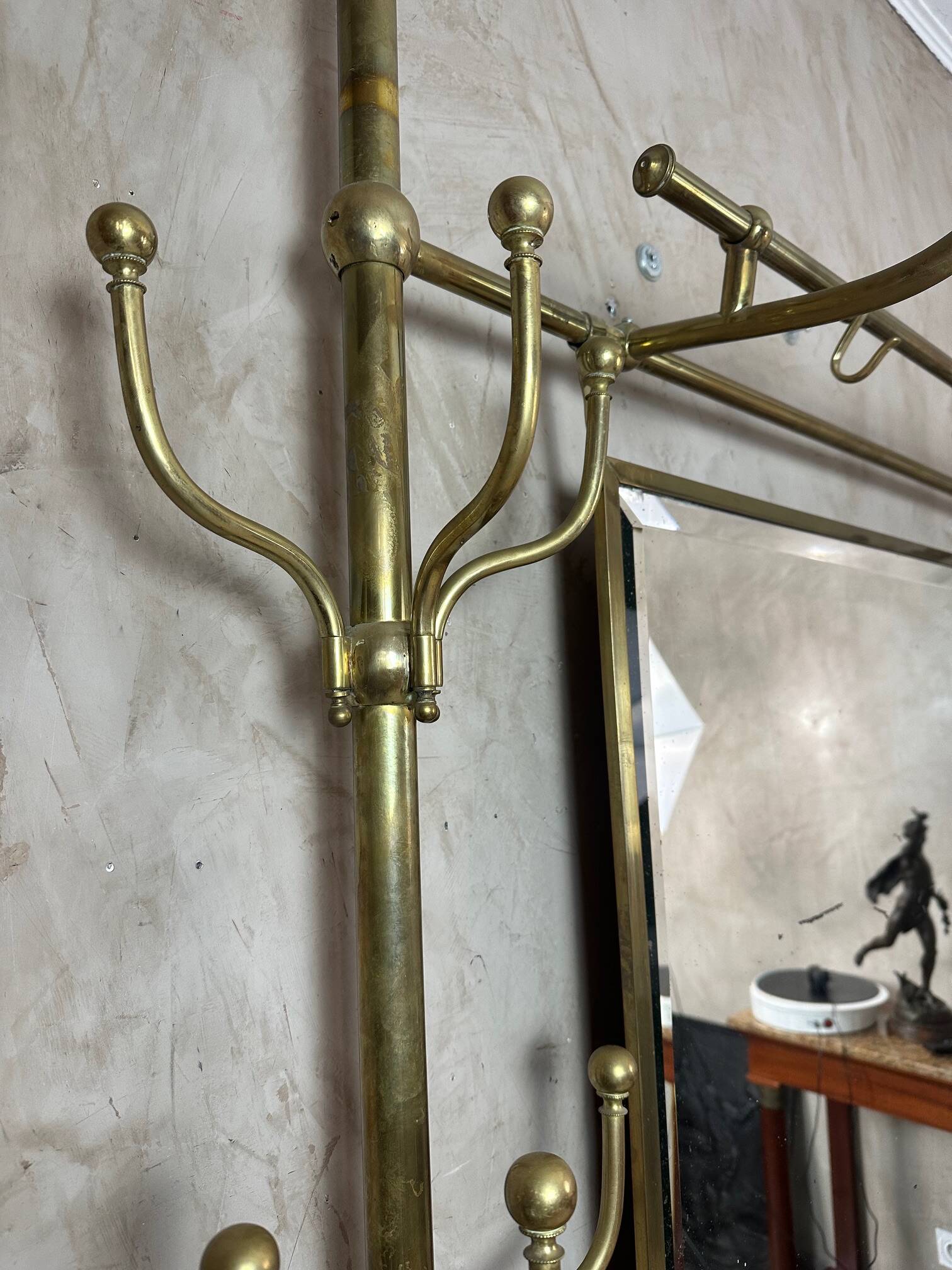 Grande patère 1900 en laiton