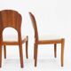 Vintage Danish teak dining chairs , set of 4