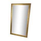 Beveled mirror gilded leaf XXth, 142x82 cm