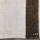 Short White Brown Turkish Kilim Runner Rug, 75x174Cm