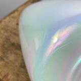 Iridescent glass vase