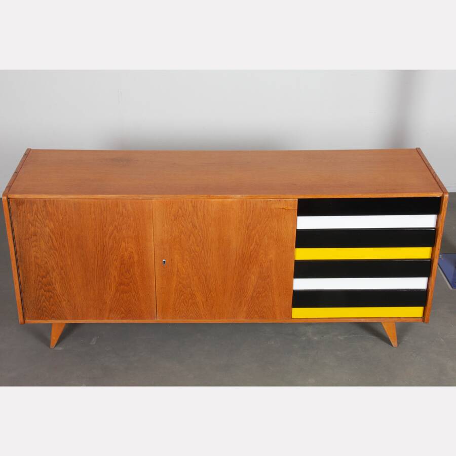 Oak sideboard by Jiri Jiroutek, model U-460, 1960