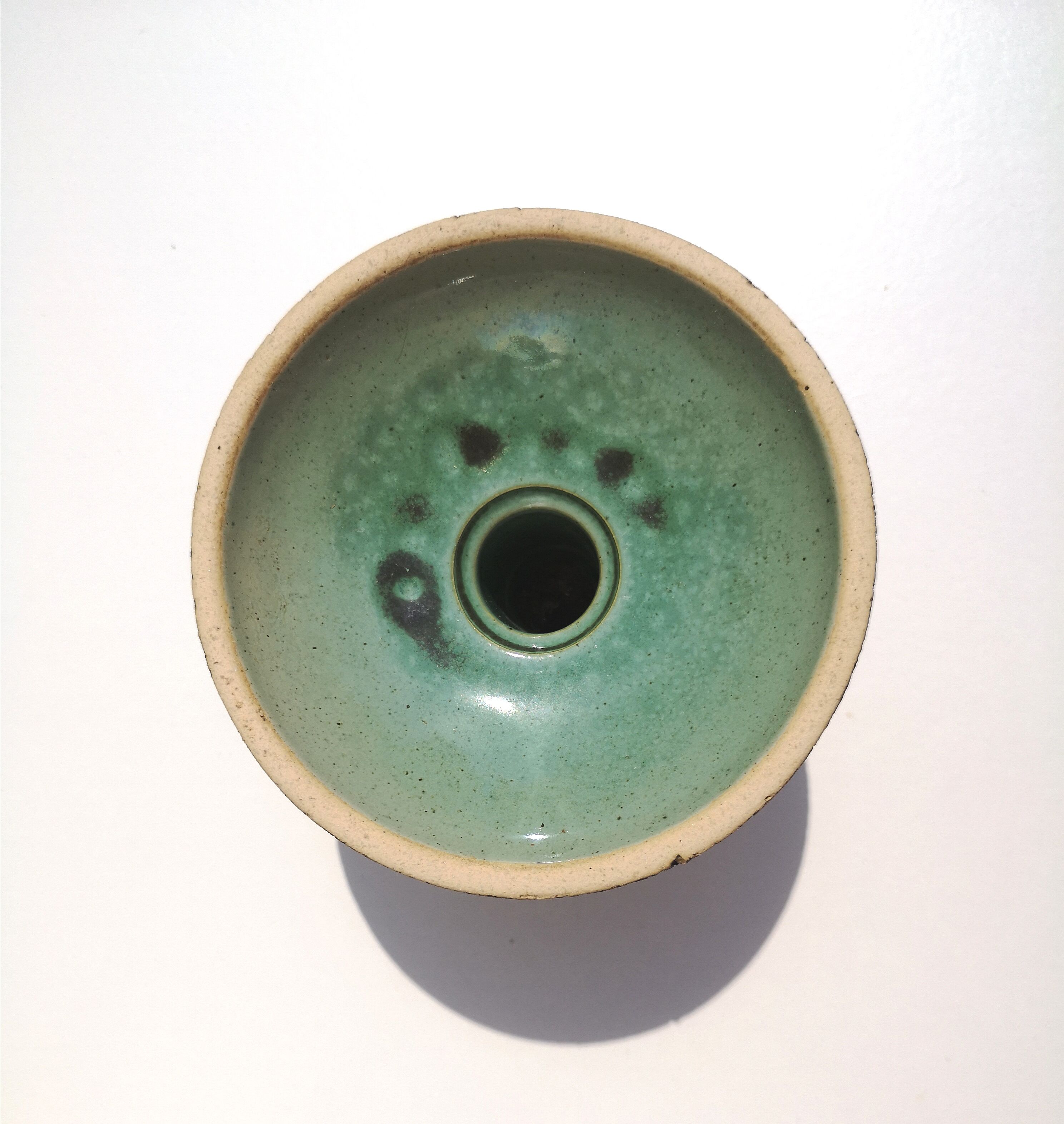 Duo vase / vintage ceramic candlestick