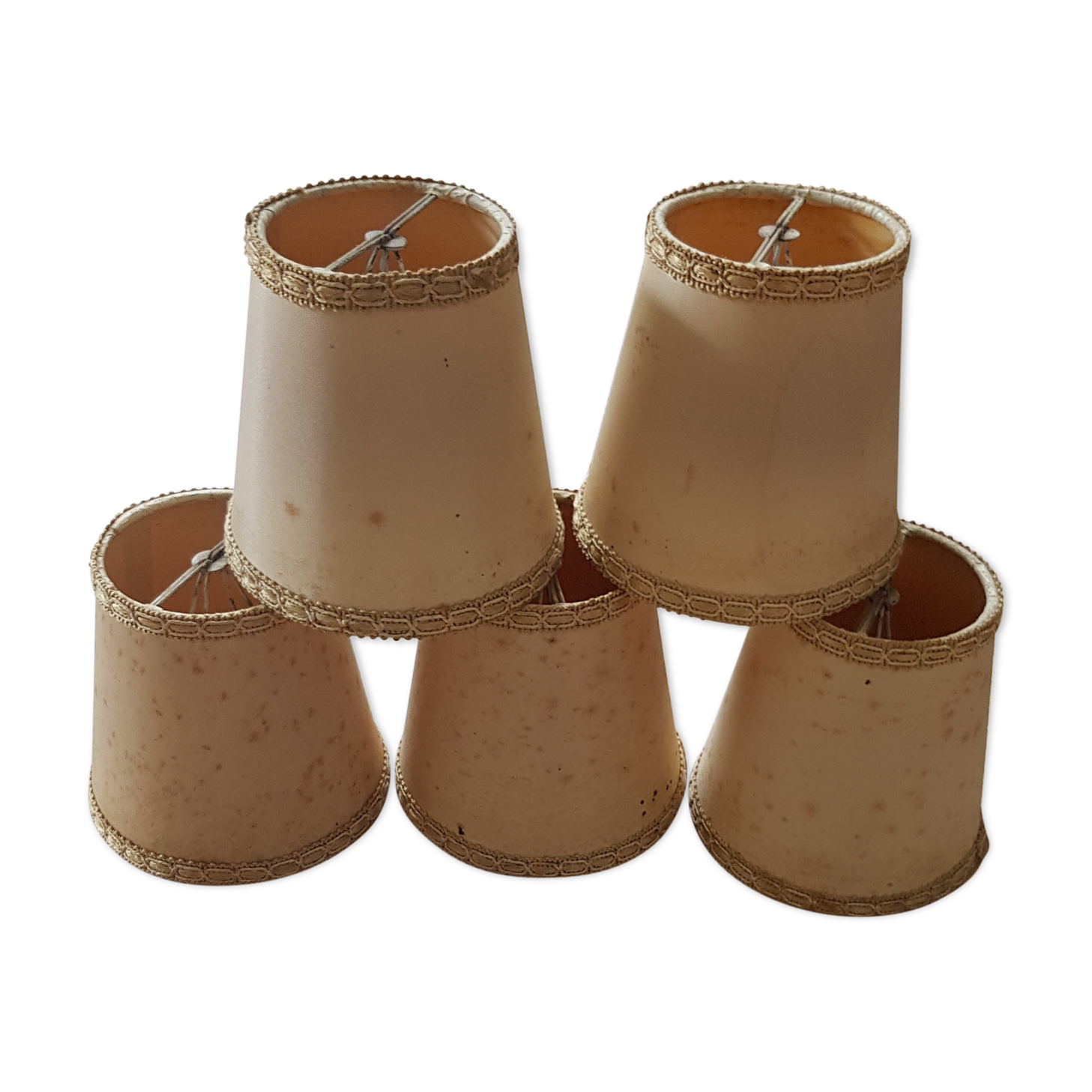 Lot petits abat-jours classique vintage
