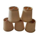 Lot small vintage classic lampshades
