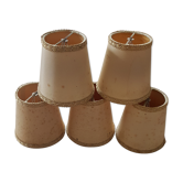 Lot small vintage classic lampshades