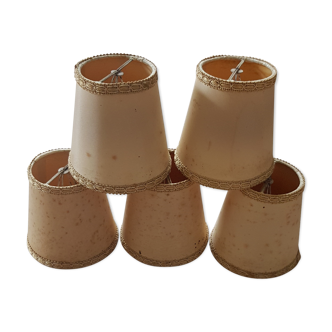 Lot small vintage classic lampshades