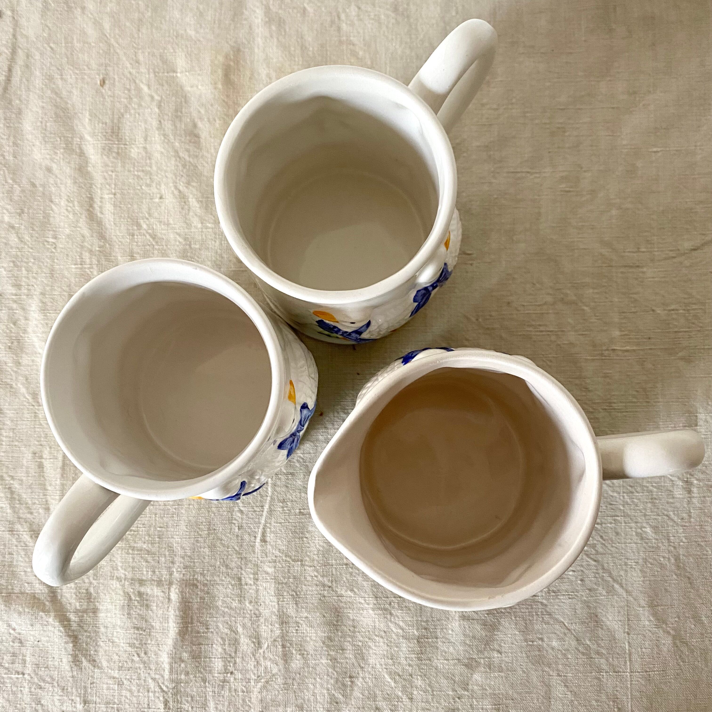 Vintage slurry mugs 80s
