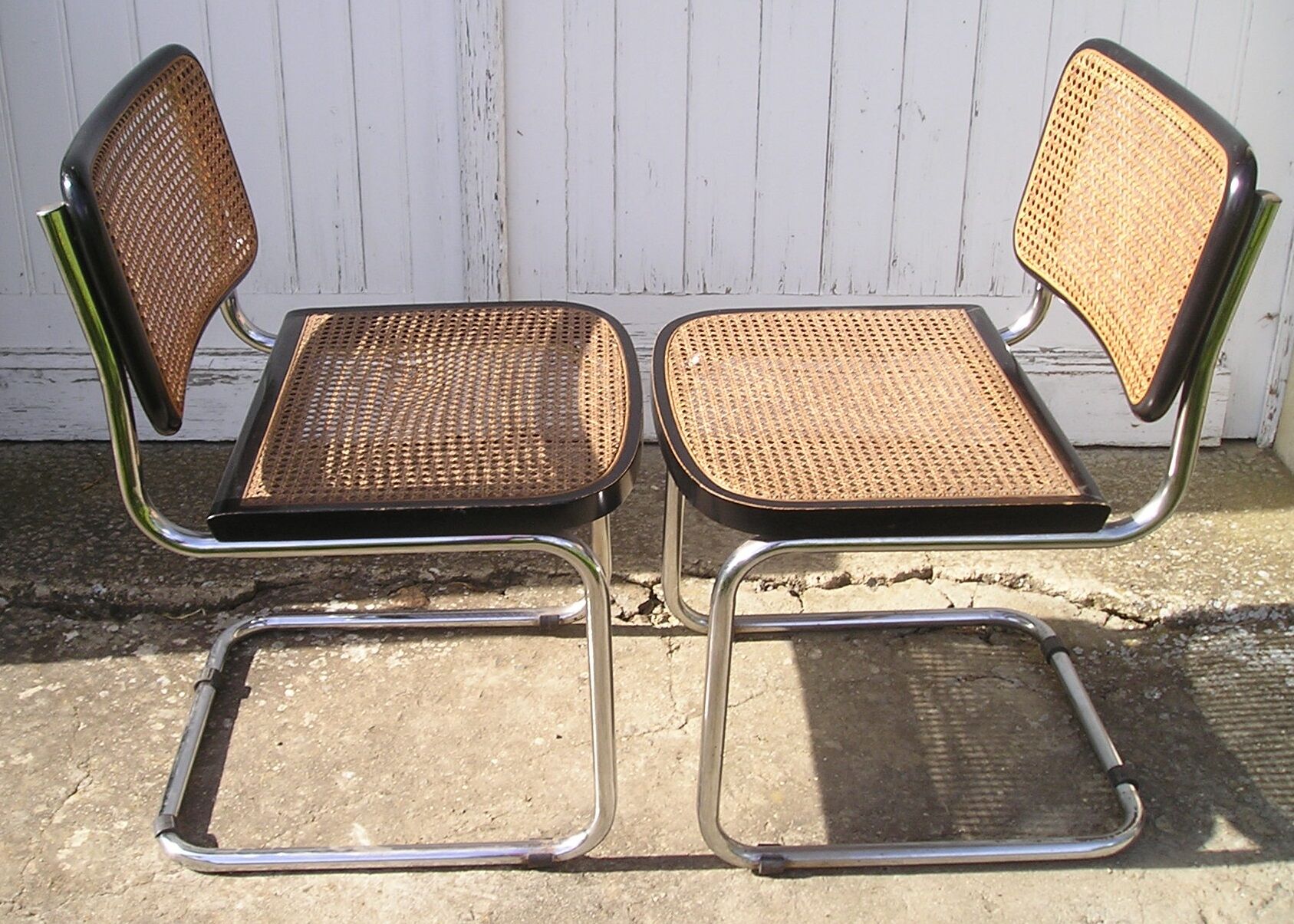 Pair of chairs B32 of Marcel Breuer