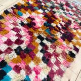 Moroccan Berber carpet Boujaad colorful 1.36x0.9m