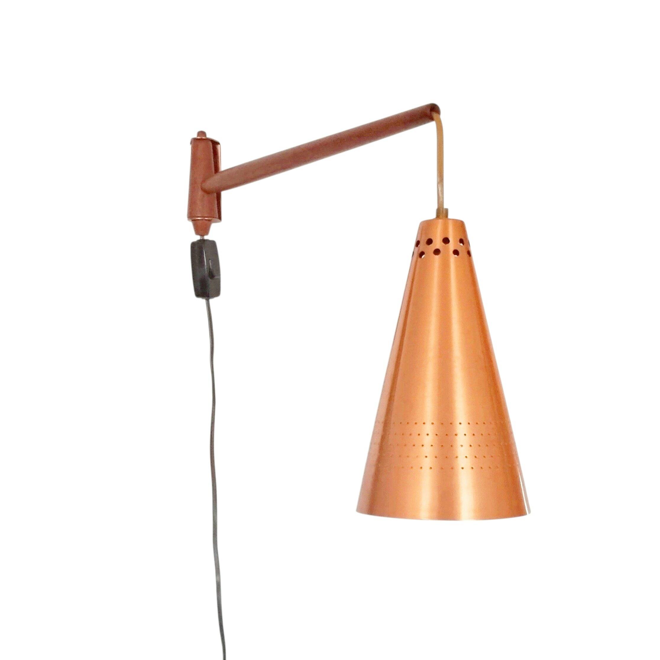 Applique pivotante scandinave du milieu du siècle par Hans-Agne Jakobsson, années 1960