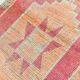 3x11 Light Pink Orientel Vintage Runner Rug, 96x333Cm