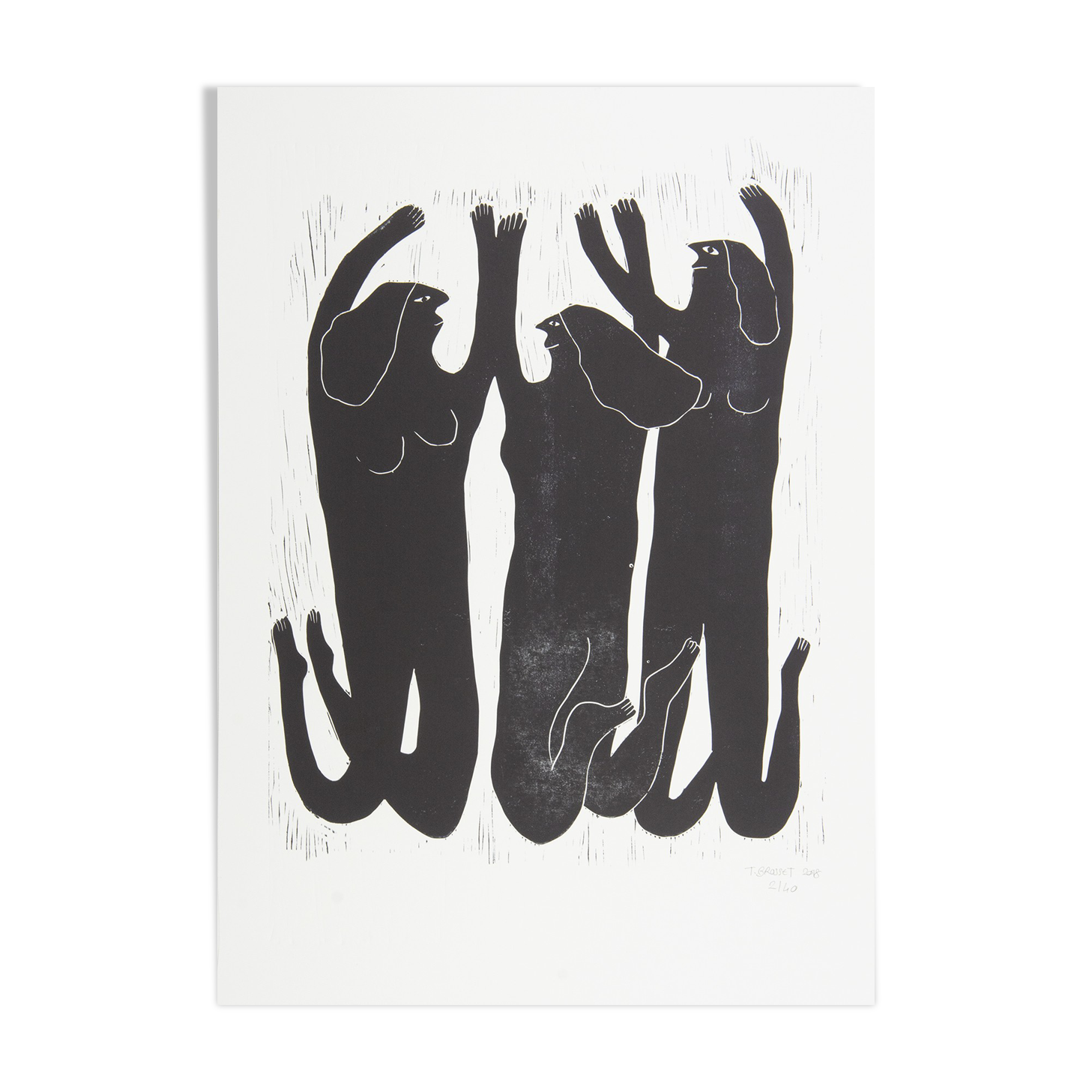 The Three Graces black