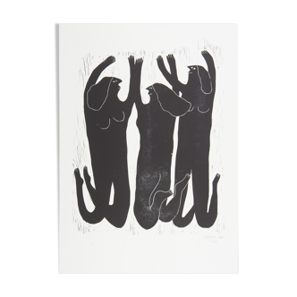 The Three Graces black