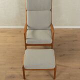 Senator Armchair with Stool by Ole Wanscher