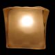 "Iviken" thick glass collector ice cube table lamp from Ikea