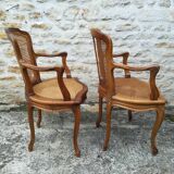 Louis xv style canne chairs