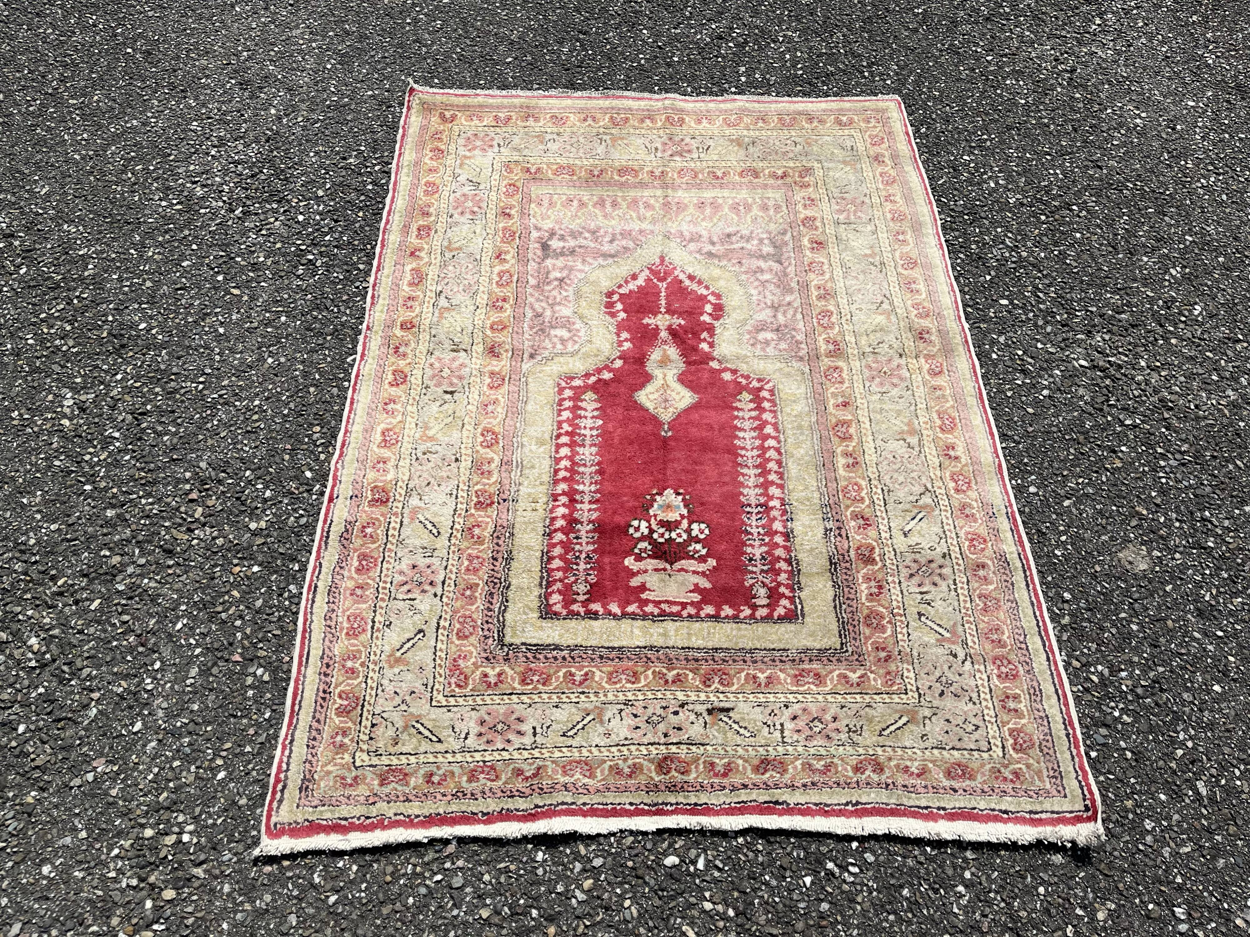 Kayseri Red Turkish Rug