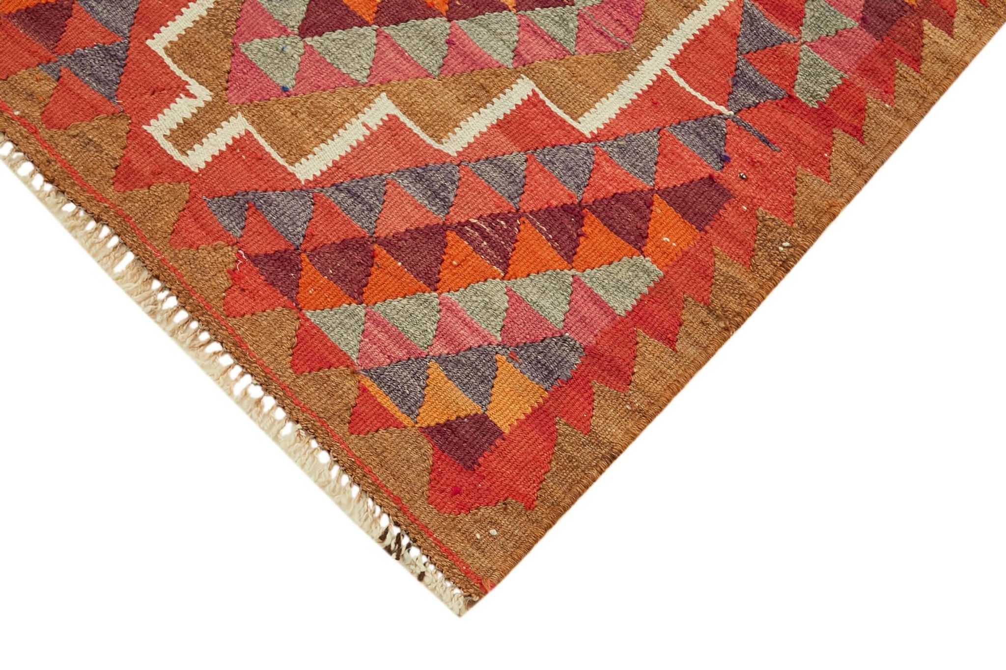 Tapis kilim vintage Herki tissé à la main en Turquie