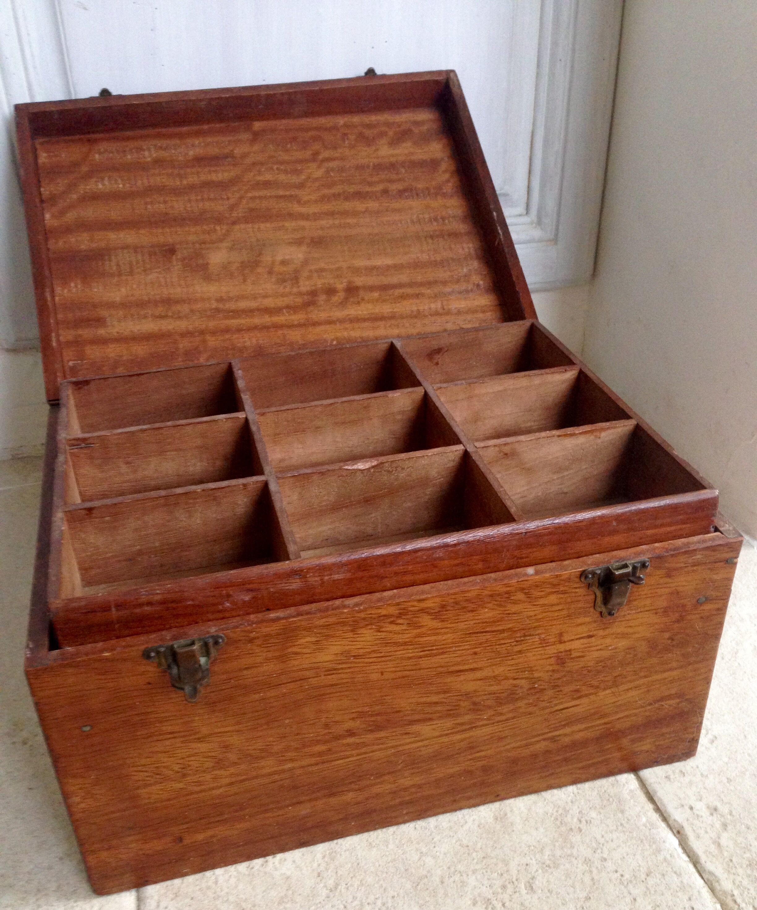 Circa 1900 wooden chest