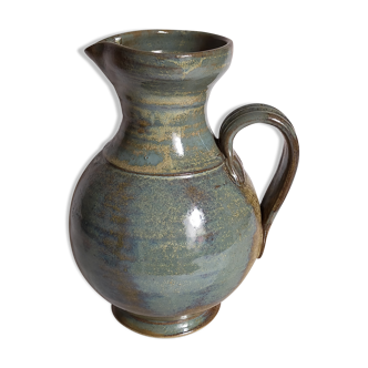 PRODUCT POP UP BEAUTIFUL BAZAAR Potter's pitcher in enamelled sandstone bulb shape