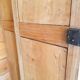 Parisian wardrobe in raw wood