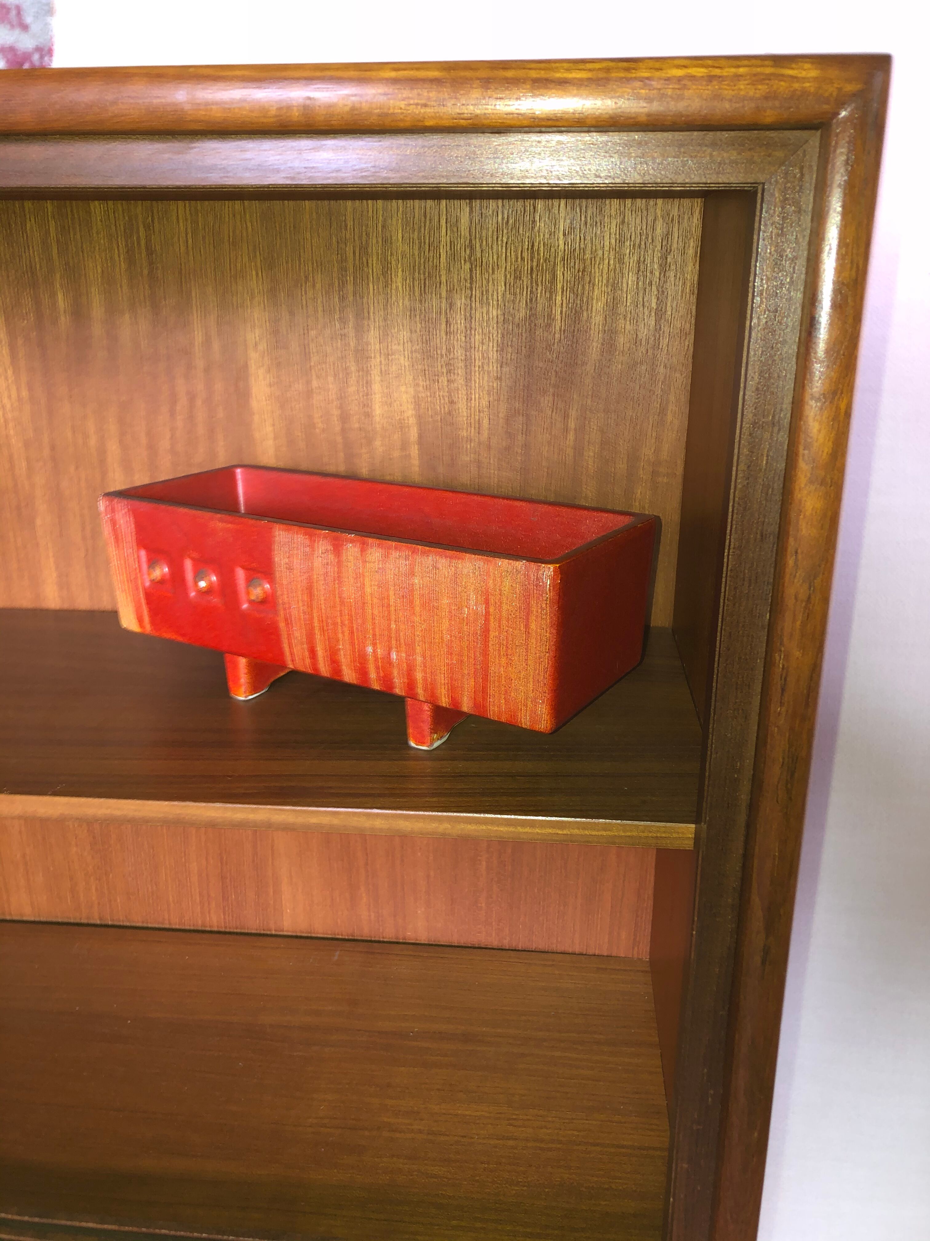 Scandinavian ceramics 1960 red